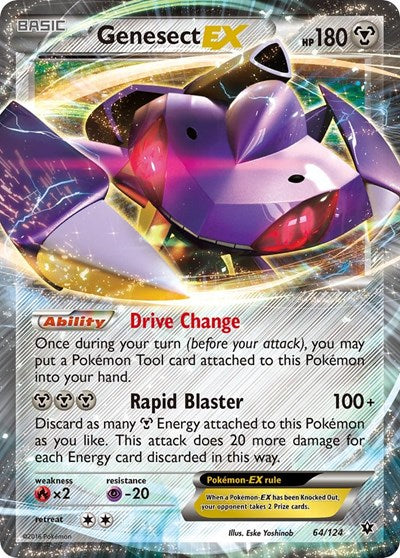 Genesect EX - XY - Fates Collide - 64/124