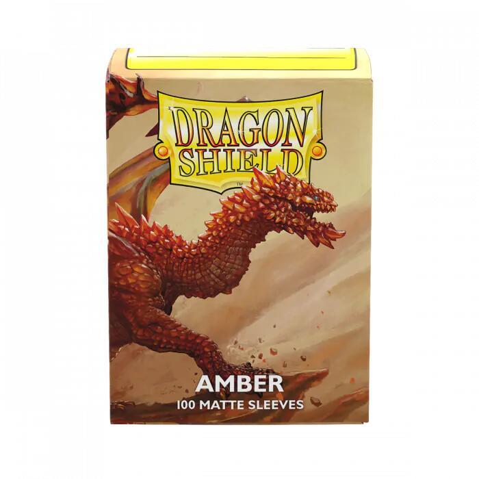 DRAGON SHIELD SLEEVES: MATTE: Amber