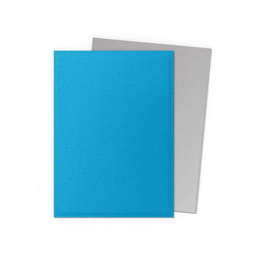 DRAGON SHIELD SLEEVES: MATTE DUAL: SKY BLUE AND SILVER (100CT)