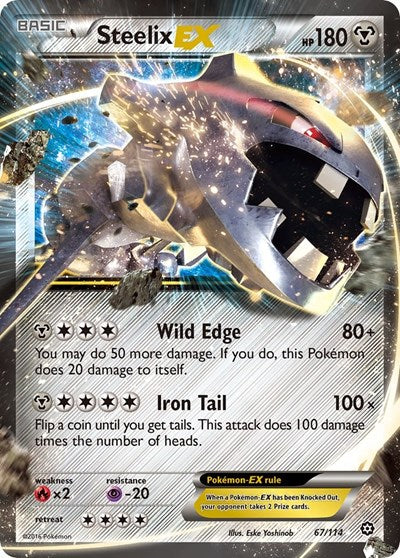 Steelix EX - XY - Steam Siege - 67/114