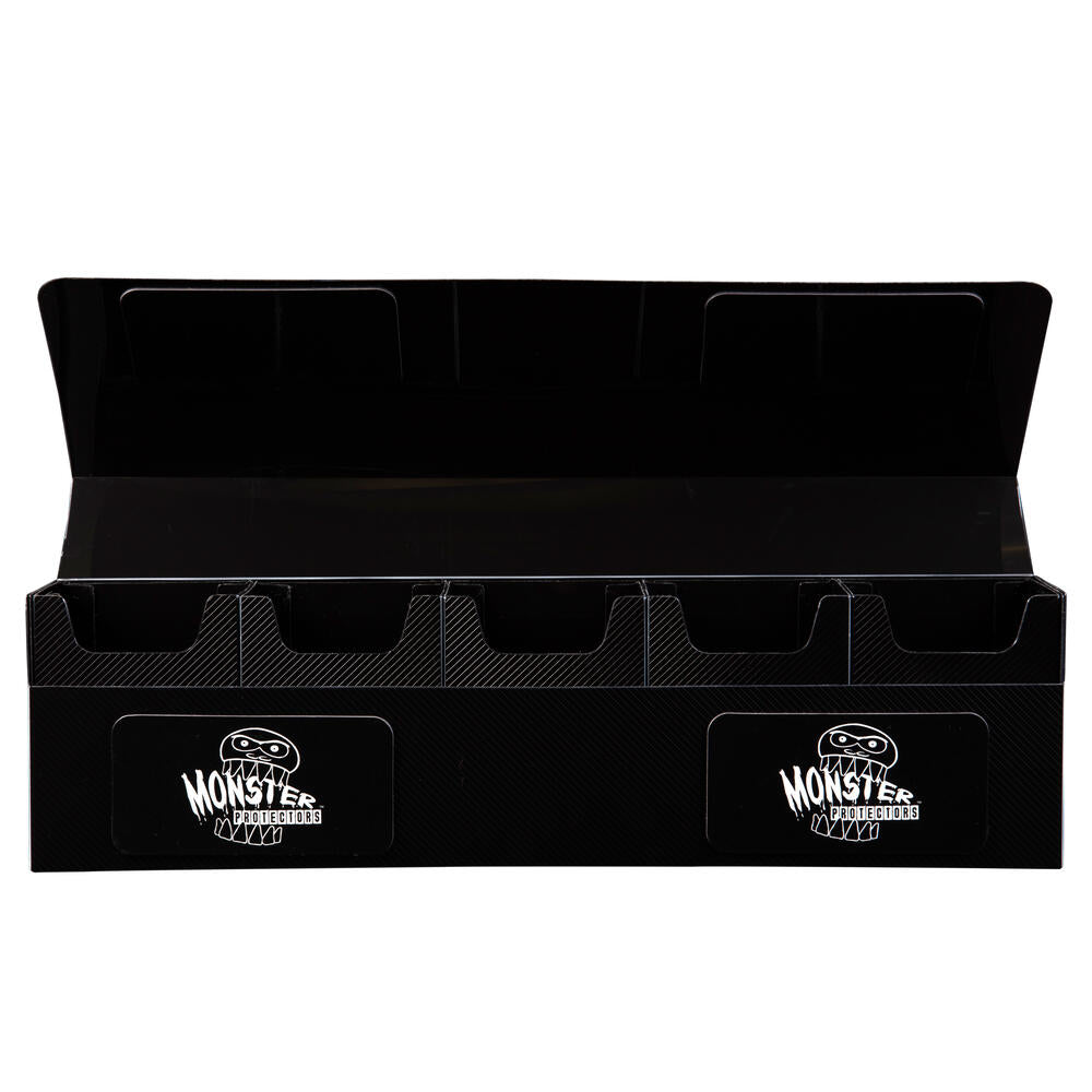 HYDRA 5 COMPARTMENT DECK BOX: BLACK