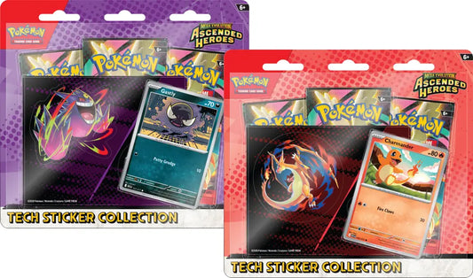 Pokemon Mega Evolution Ascended Heroes Tech Sticker Collection