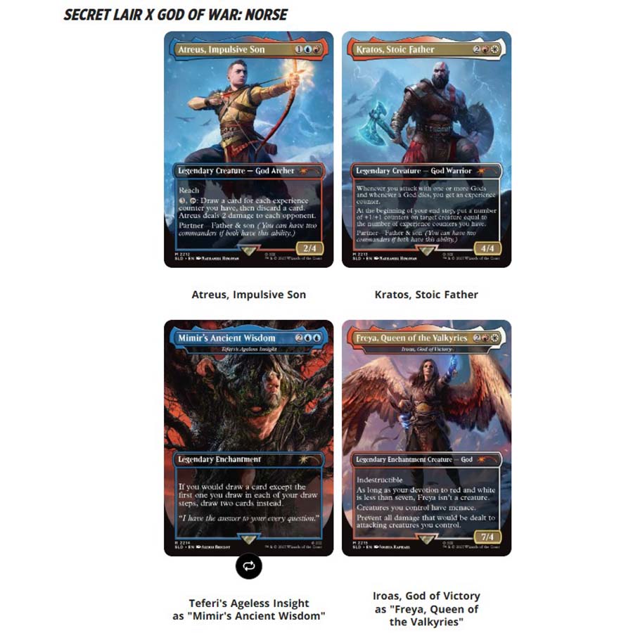 MAGIC THE GATHERING: SLD SECRET LAIR DROP: GOD OF WAR: NORSE (NONFOIL) image 0