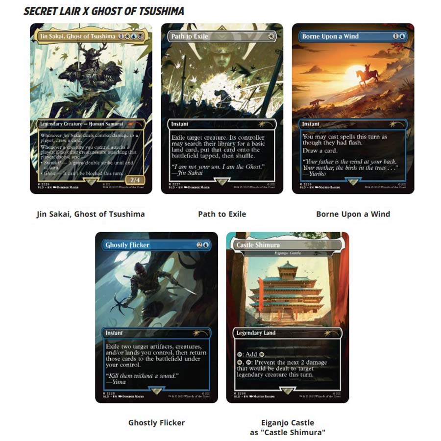 MAGIC THE GATHERING: SLD SECRET LAIR DROP: GHOST OF TSUSHIMA (NONFOIL) image 0