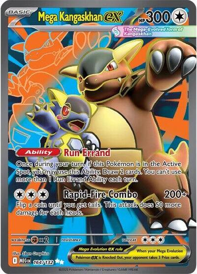 Mega Kangaskhan ex - 164/132 - ME01: Mega Evolution - 164/132