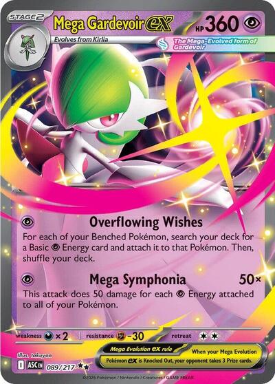 Mega Gardevoir ex - ME: Ascended Heroes - 089/217