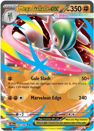 Mega Gallade ex - ME04: Chaos Rising - 048/086