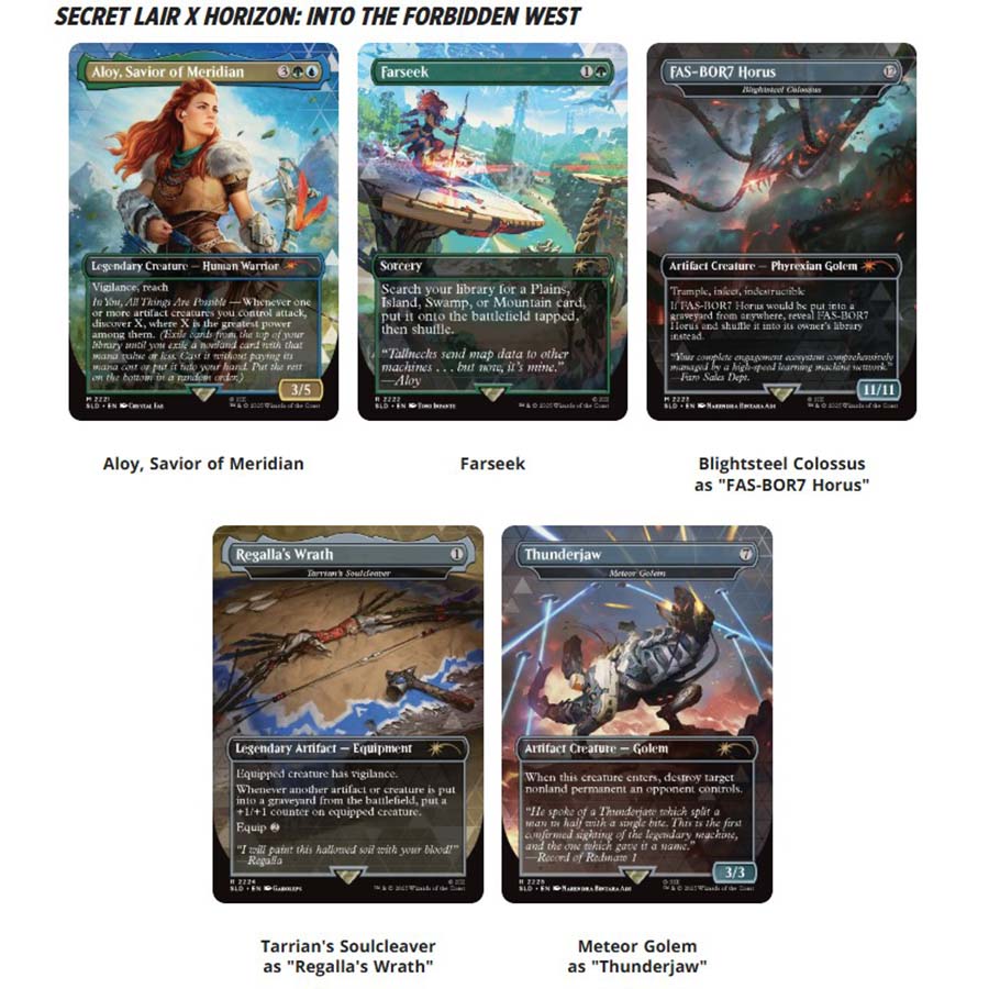 MAGIC THE GATHERING: SLD SECRET LAIR DROP: HORIZON: INTO THE FORBIDDEN WEST (NON image 0