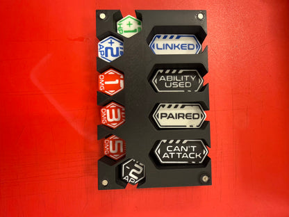 Gundam Card Game Tokens w/ storage