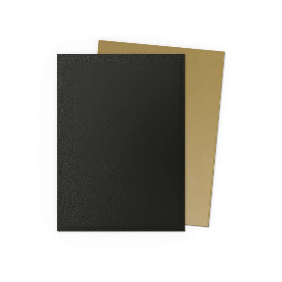 DRAGON SHIELD SLEEVES: MATTE DUAL: BLACK AND GOLD (100CT)