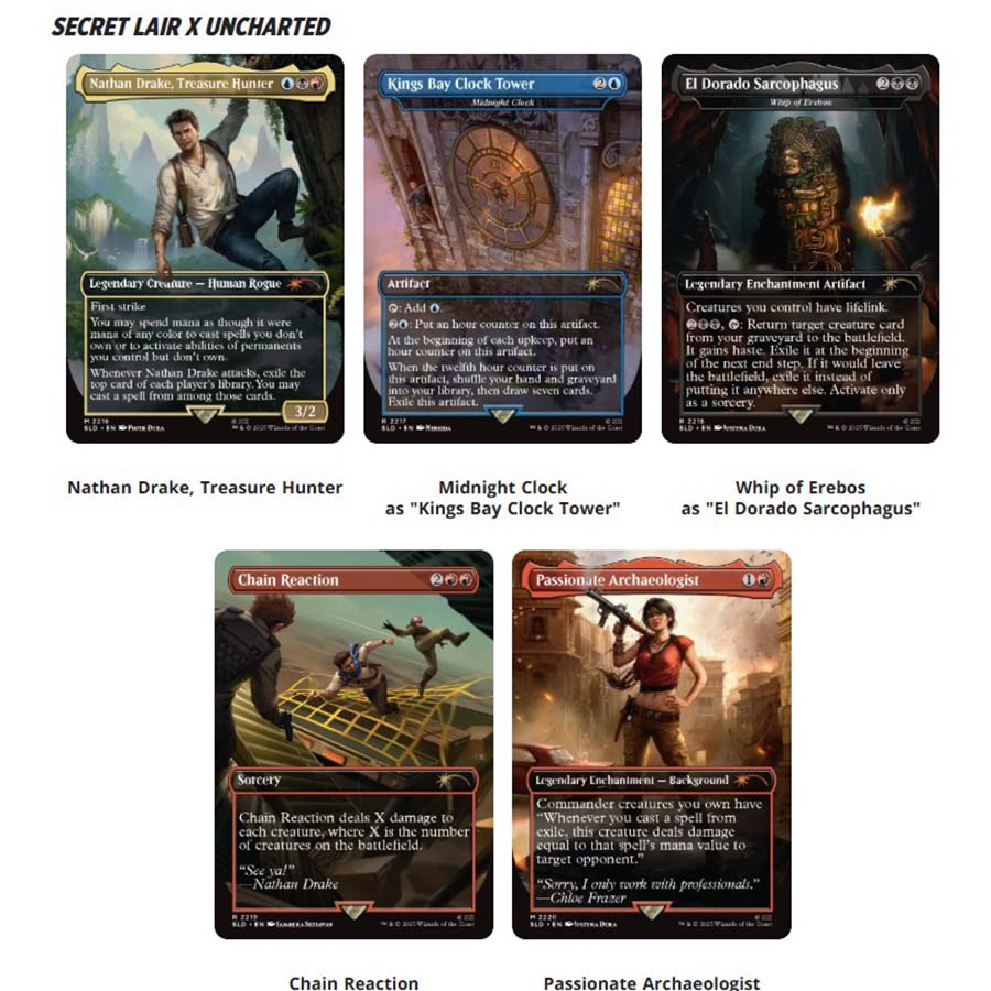 MAGIC THE GATHERING: SLD SECRET LAIR DROP: UNCHARTED (NONFOIL) image 0