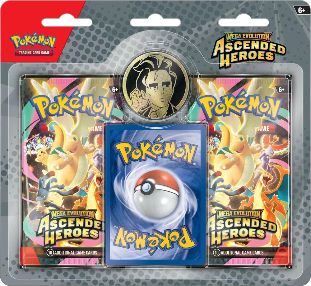 Pokemon: Ascended Heroes Collection Erika/Larry 2 pack blister