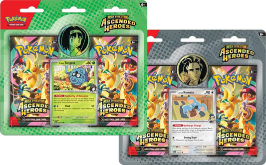 Pokemon: Ascended Heroes Collection Erika/Larry 2 pack blister