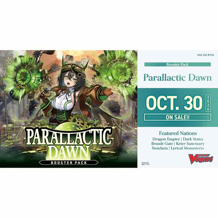 CARDFIGHT!! VANGUARD DIVINEZ: BOOSTER: BT16 PARALLACTIC DAWN (16CT)