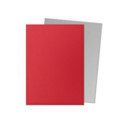 DRAGON SHIELD SLEEVES: MATTE DUAL: CRIMSON AND SILVER (100CT)