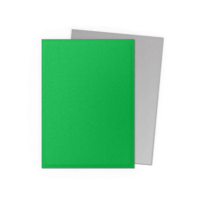 DRAGON SHIELD SLEEVES: MATTE DUAL: APPLE GREEN AND SILVER (100CT)